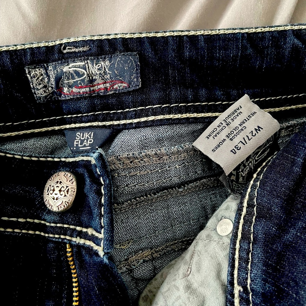 Silver suki flare jeans
